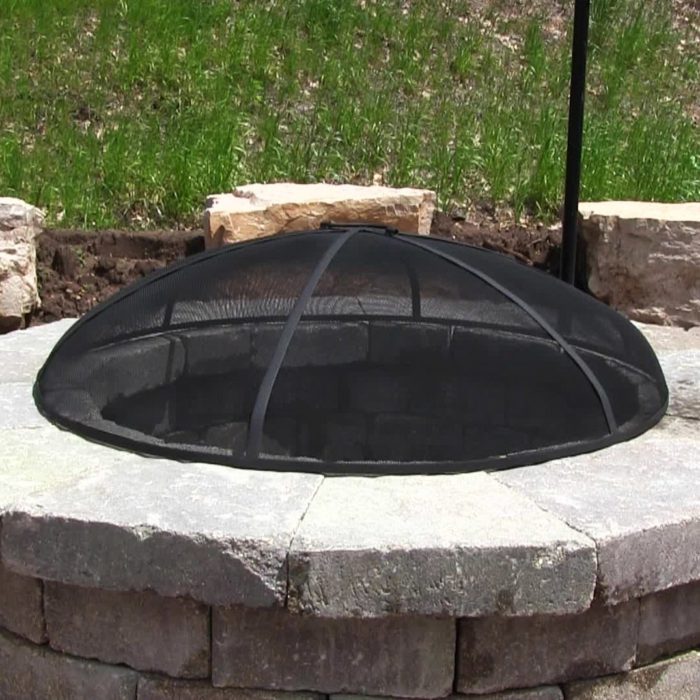 Replacement Fire Pit Spark Screens, 24 Inch Round Fire Pit Spark Screen